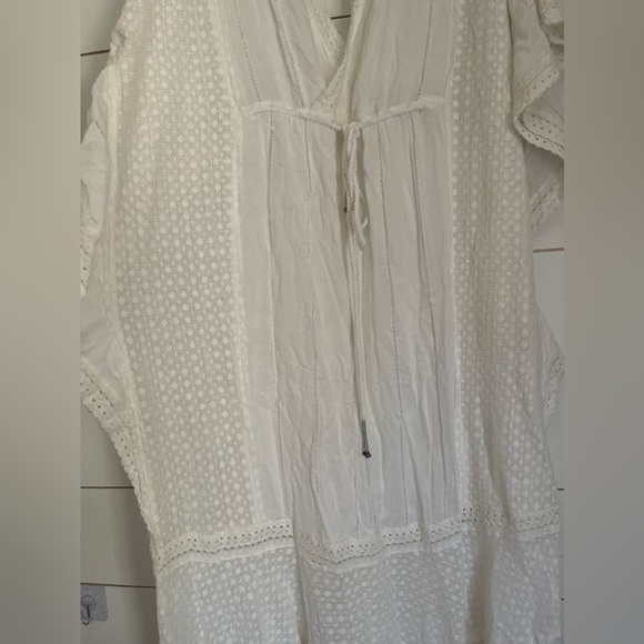 Free People Oh Valencia Cattan Gauzy Crochet Open Back Boho Maxi dress nwot - Picture 9 of 14